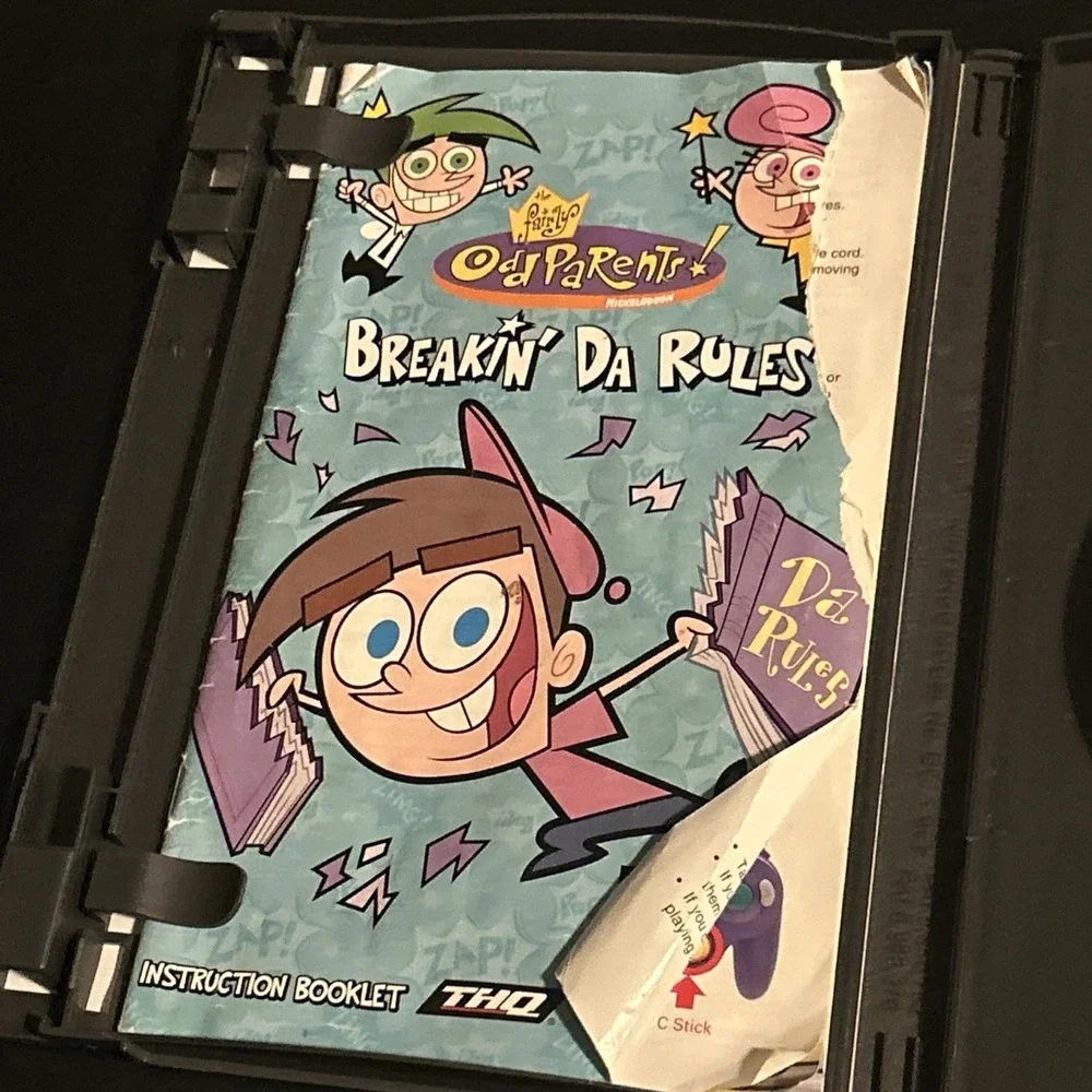 Fairly OddParents: Breakin' Da Rules (Nintendo GameCube, 2003) CIB Complete‎
